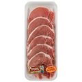 Our Brand Natural Bone-In Thin Cut Center Cut Pork Chops - 6 ct