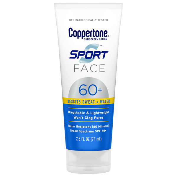 Coppertone Sport Face SPF 60+ Sunscreen Lotion