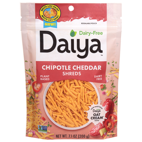 Daiya Dairy Free Plant-Based Chipotle Cheddar Shreds