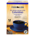 Food Lion Colombian Medium Roast Single Serve Coffee Cups