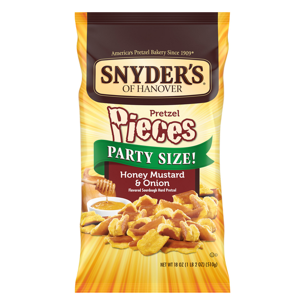 Save on Snyder's Of Hanover Pretzel Pieces Honey Mustard & Onion Party