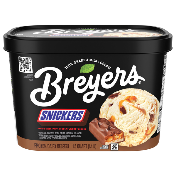 Breyers Light Snickers Ice Cream