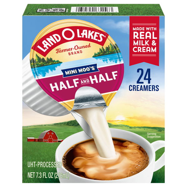 Land O Lakes Mini Moo's Half & Half Singles - 24 ct