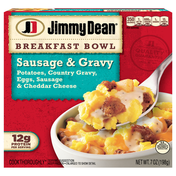 Save on Jimmy Dean Breakfast Bowl Sausage & Gravy Order Online Delivery
