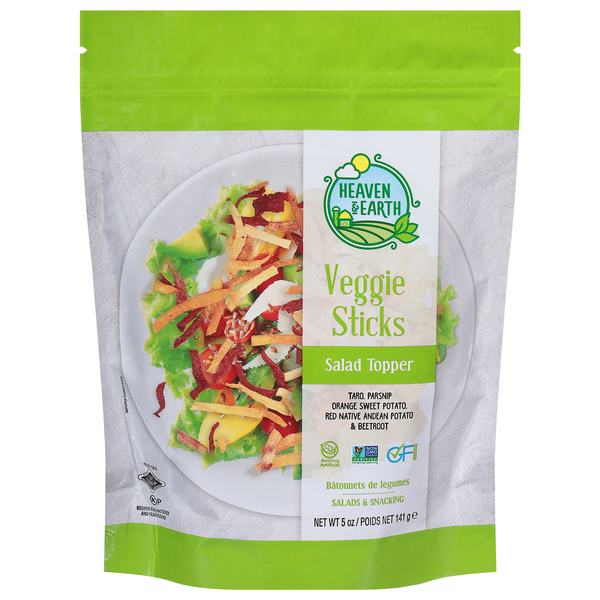Heaven & Earth Veggie Sticks Salad Topper
