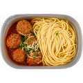 Giant Freshly Made Meal Spaghetti with Meatballs