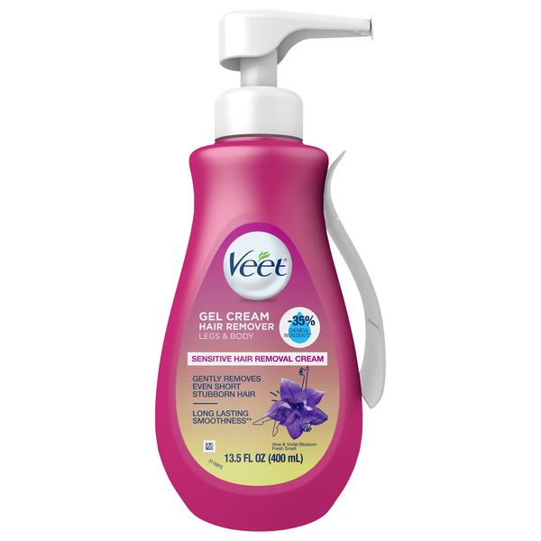 Veet Legs & Body Hair Remover Gel Cream with Aloe Vera & Vitamin E