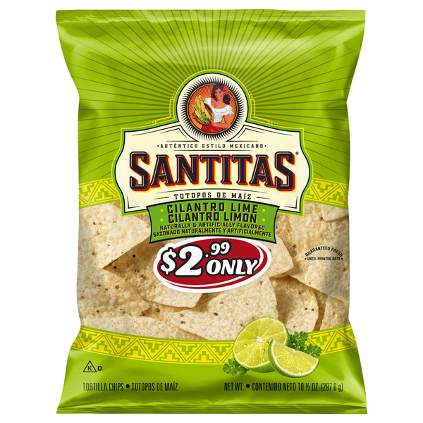 Santitas Cilantro Lime Tortilla Chips