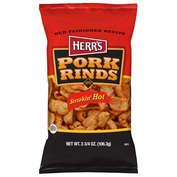 Herr's Smokin' Hot Pork Rinds