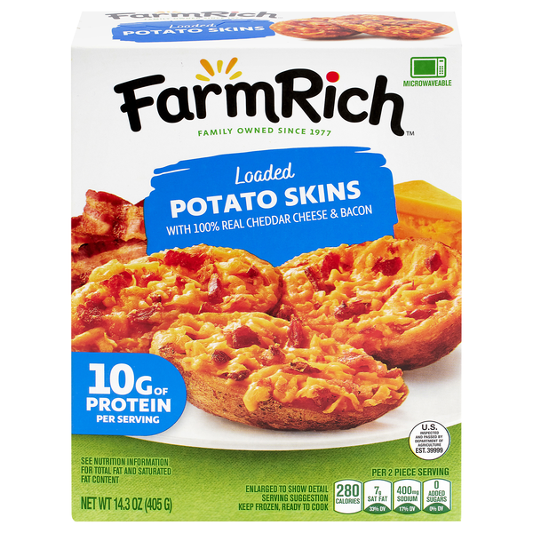 Farm Rich Loaded Potato Skins Frozen