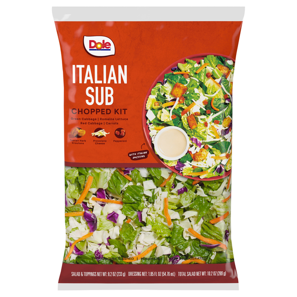 Dole Italian Sub Chopped Salad Kit