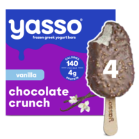 Yasso Vanilla Chocolate Crunch Frozen Greek Yogurt Bars - 4 ct