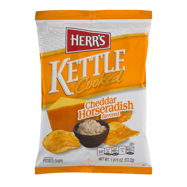 Save On Herr S Kettle Cooked Cheddar Horseradish Potato Chips Order Online Delivery Stop Shop