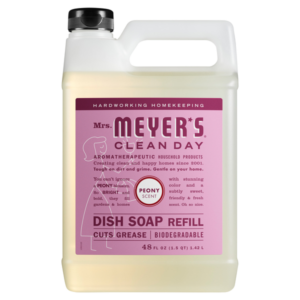 Mrs. Meyer's Clean Day Liquid Dish Soap Peony Scent Refill