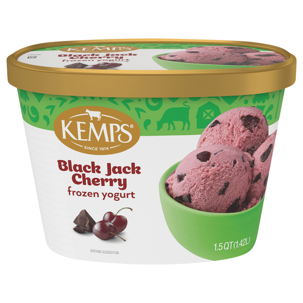 Kemps Black Jack Cherry Frozen Yogurt