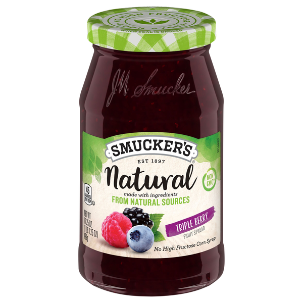 Smucker's Natural Triple Berry Fruit Spread