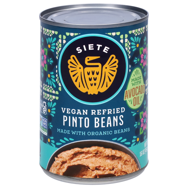 Siete Organic Vegan Refried Pinto Beans
