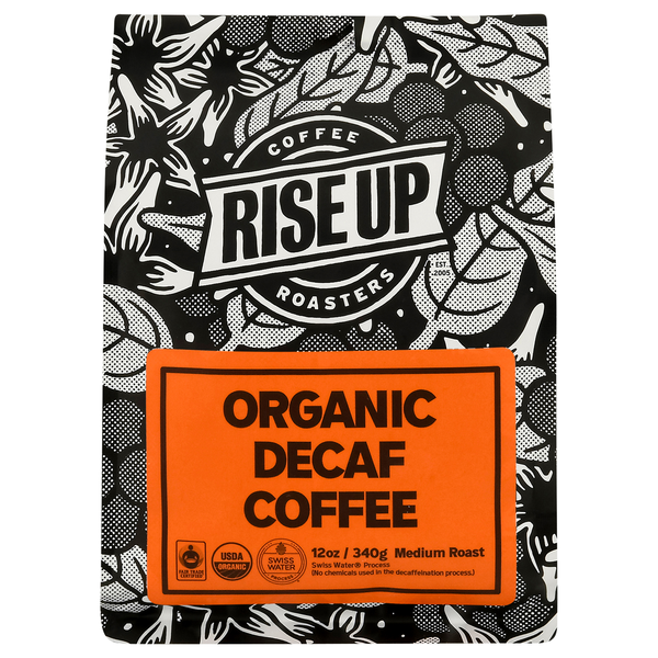 Rise Up Organic Decaf Medium Roast Ground Coffee