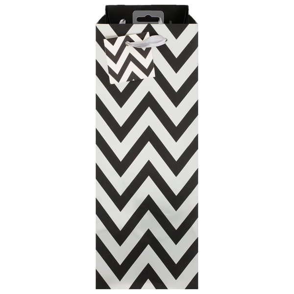 The Lindy Bowman Co. Wine Gift Bag Chevron