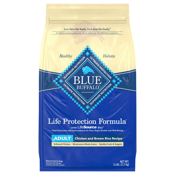 Blue Buffalo Natural Life Protection Chicken/Brown Rice Adult Dry Dog Food