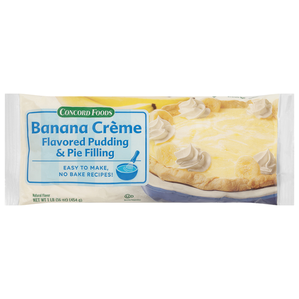 Concord Foods Banana Creme Pudding & Pie Filling
