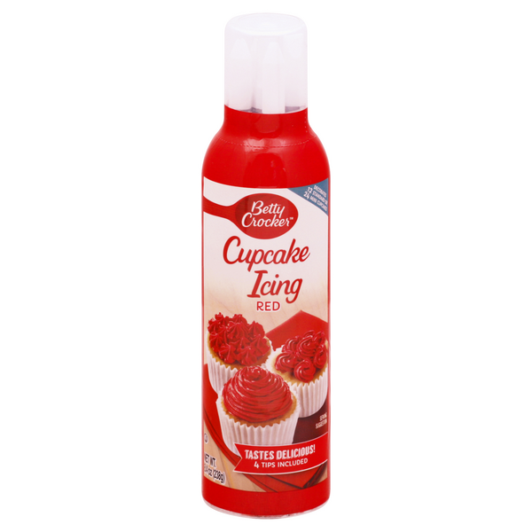 Betty Crocker Red Cupcake Icing Aerosol