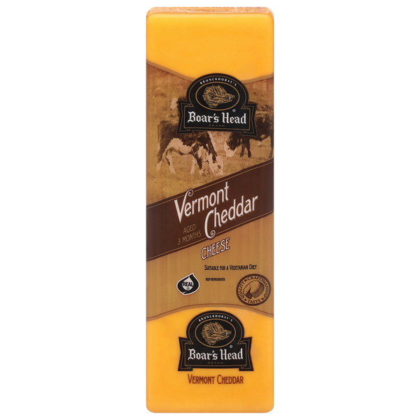 Boar's Head Deli Vermont White Cheddar Cheese (Regular Sliced)