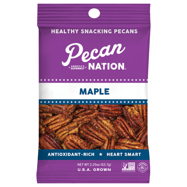 Pecan Nation Maple Healthy Snacking Pecans
