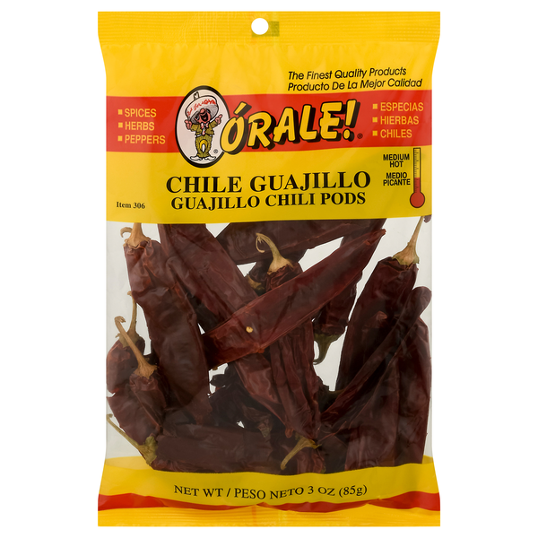 Save on Orale! Chile Guajillo Medium Hot Chili Pods Order Online