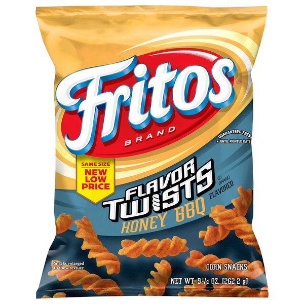 Fritos Corn Chips Flavor Twists Honey Barbecue