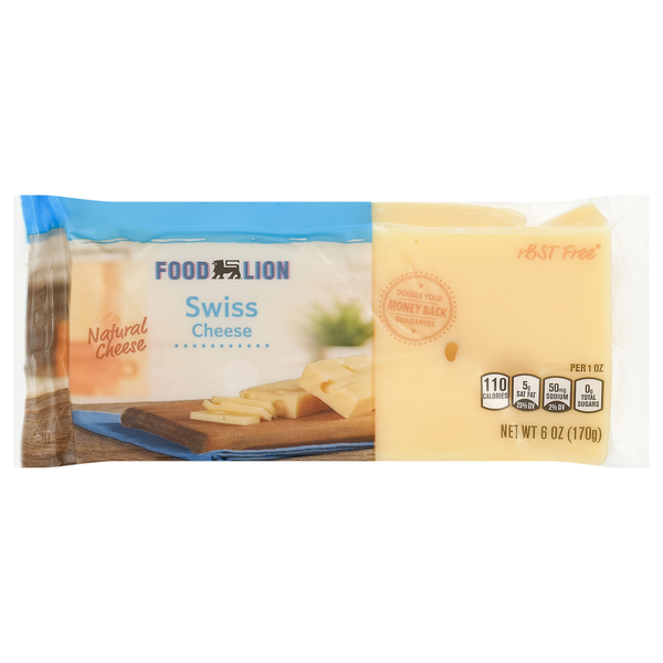 Food Lion Natural Swiss Cheese Block