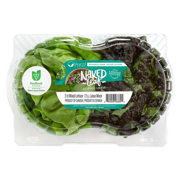 Mucci Farms Naked Leaf Mixed Lettuce - 2 ct