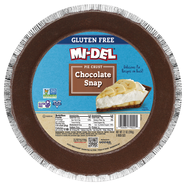 Mi-Del Chocolate Snap Pie Crust