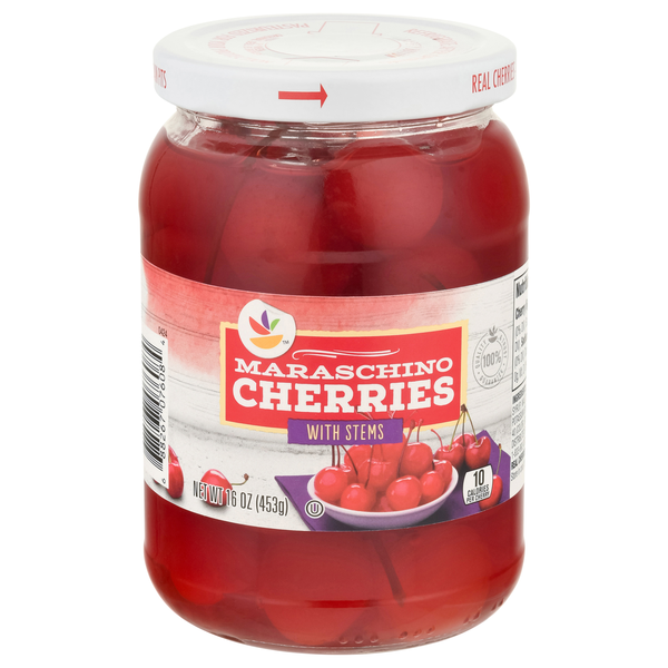 Our Brand Maraschino Cherries with Stems