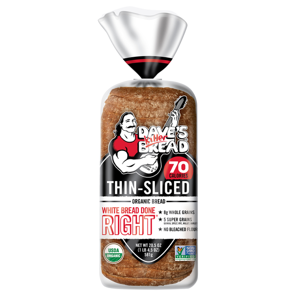 Dave's Killer Bread Organic White Done Right Thin Sliced