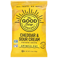 The Good Crisp Company Crinkle Cut Cheddar & Sour Cream Potato Chips