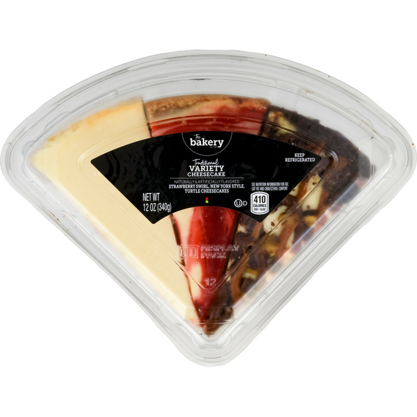 Stop & Shop The Bakery Traditional Variety Cheesecake Sampler Slices 3 ct