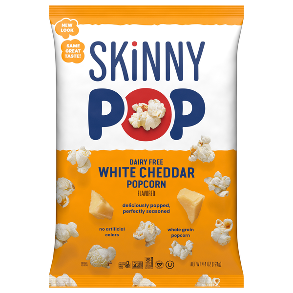 SkinnyPop Gluten Free White Cheddar Popcorn
