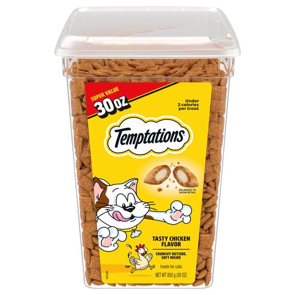 Temptations Tasty Chicken Flavor Crunchy & Soft Cat Treats