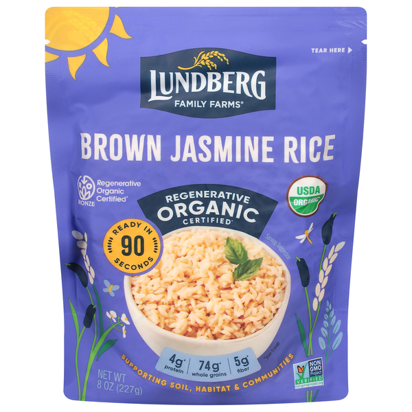 Lundberg 90 Second Microwave Organic Brown Jasmine Rice