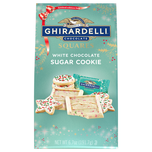 Ghirardelli Limited Edition Sugar Cookie White Chocolate Squares