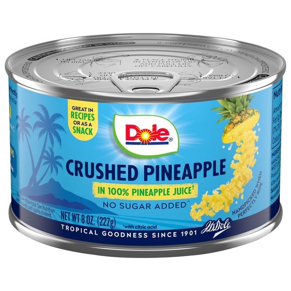 Dole No Sugar Added Crushed Pineapple in Juice