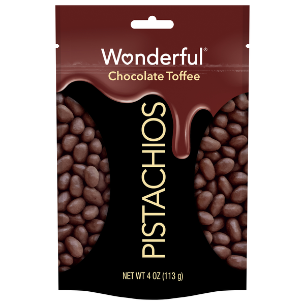 Wonderful Chocolate Toffee Pistachios No Shells