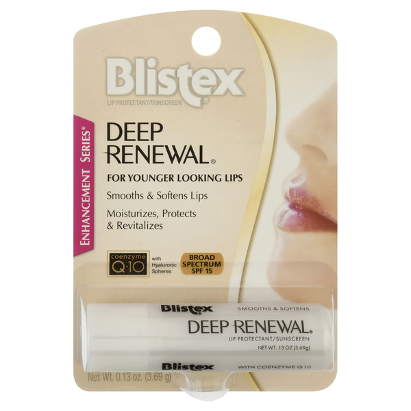 Blistex Deep Renewal Anti-Aging Treatment Lip Protectant Sunscreen SPF 15