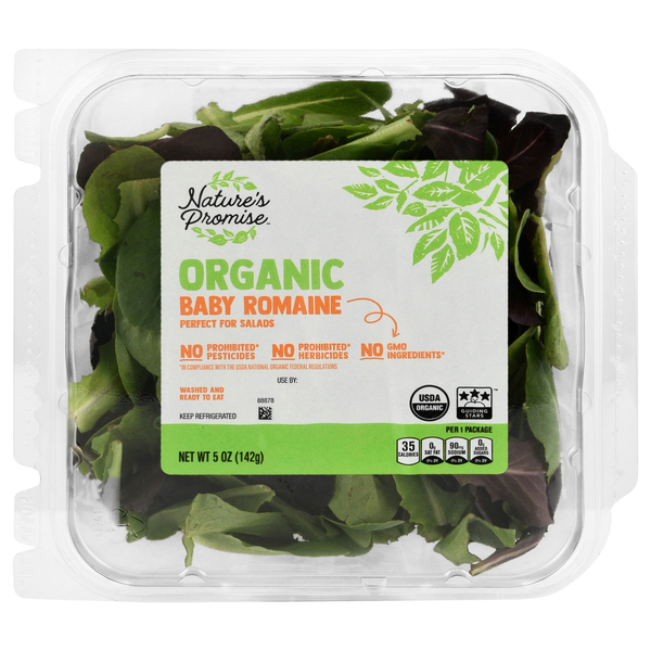 Save on Nature's Promise Organic Baby Romaine Lettuce Blend Order