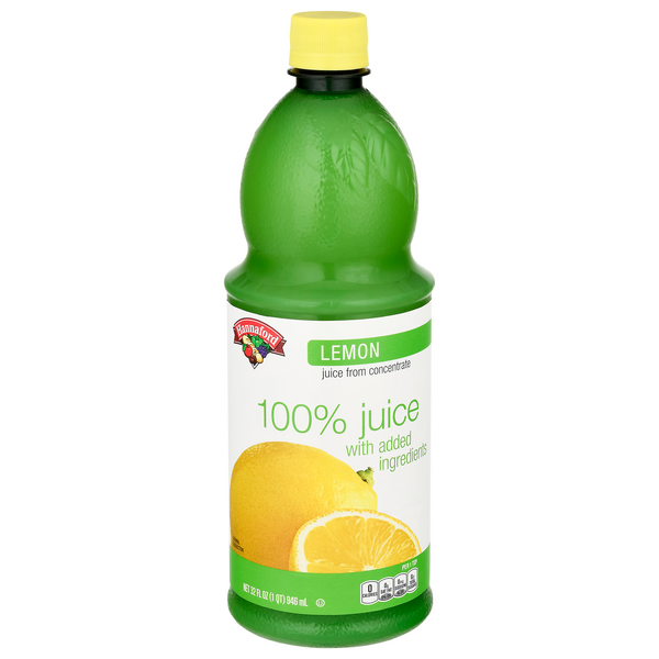 Hannaford 100% Lemon Juice