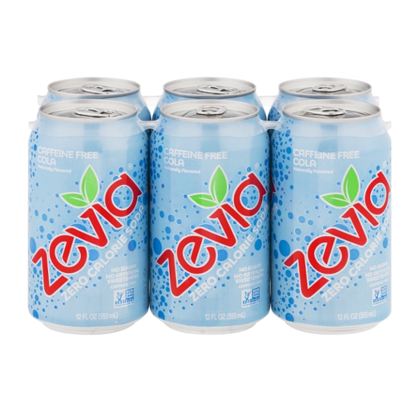 Save on Zevia Zero Calorie Cola Soda Caffeine Free 6 pk Order Online