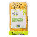 Nature's Promise Bakery Rosemary Garlic Sourdough Foccacia Bread Unsliced