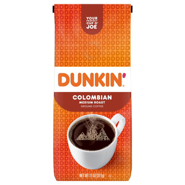 Dunkin' Colombian Medium Roast Ground Coffee