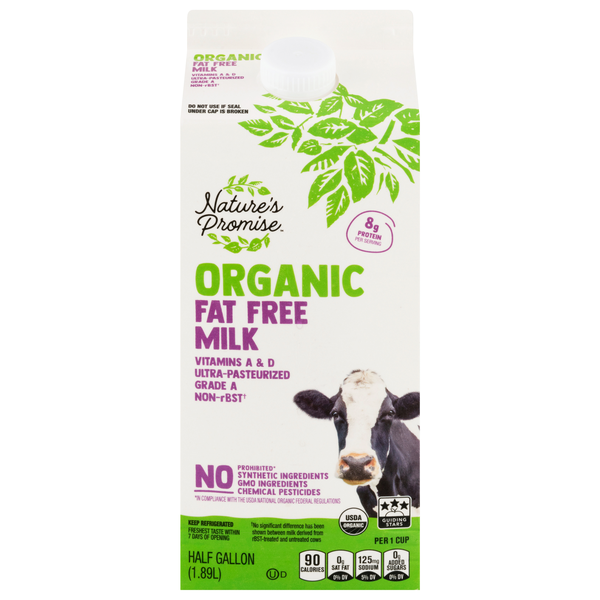 Nature's Promise Organic Fat Free Skim Milk